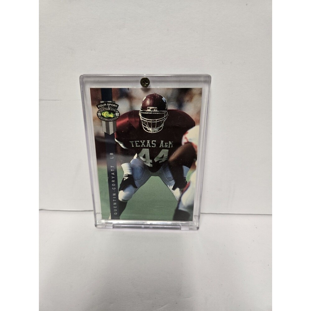 1992 Classic Four Sport Draft Pick Collection #78 Quentin Coryatt - Very Good